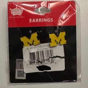 University of Michigan Earrings